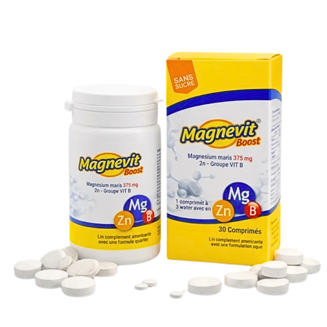 Magnevit-Boost-30-Comprimes Magnevit Boost 30 Comprimes – Image 1