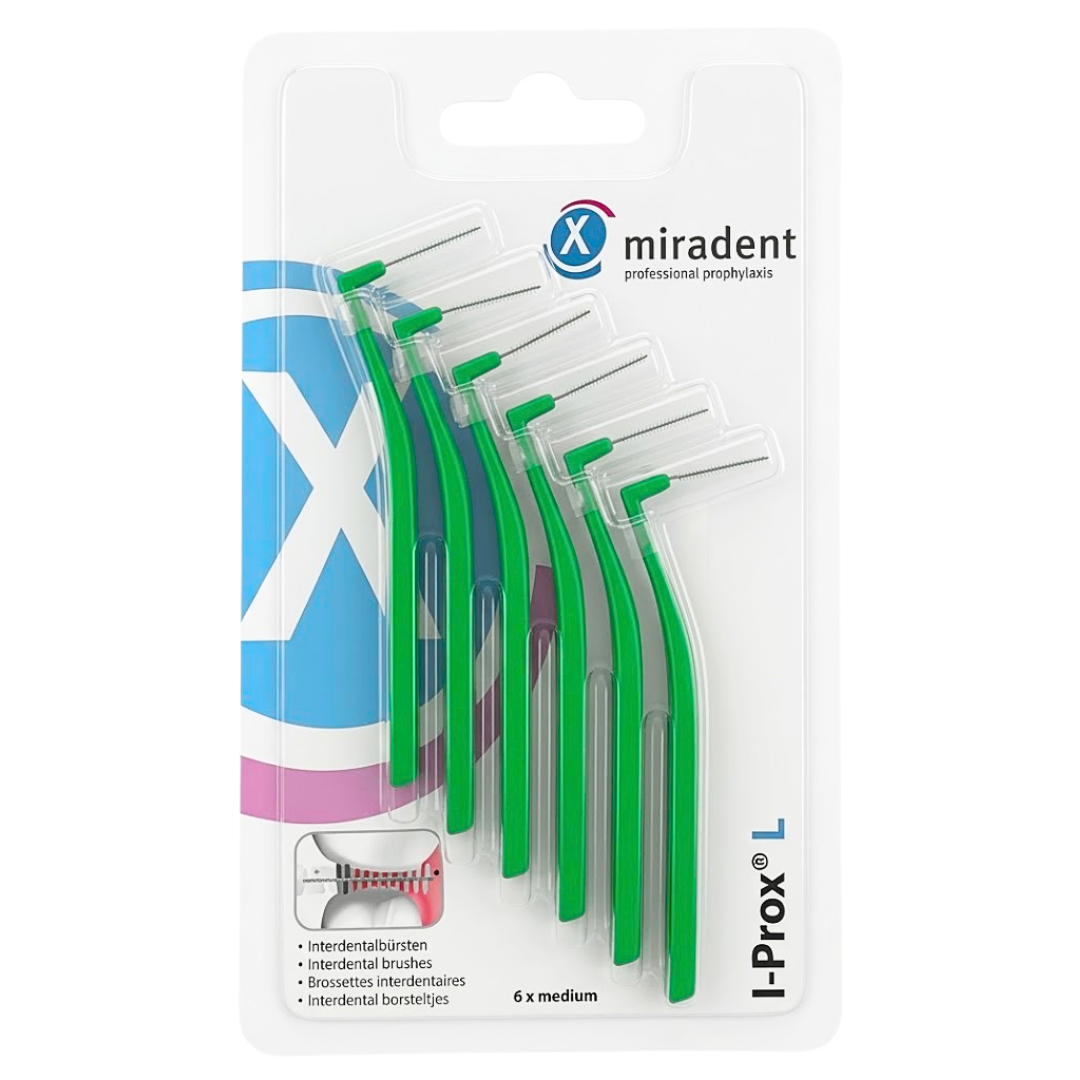 Mira-i-prox-L-vert-630213 Miradent Brossette Interdentaire I-Prox L Vert 630213 – Image 1