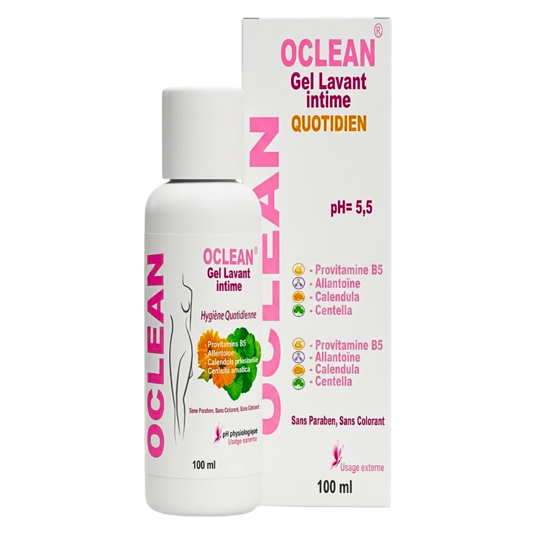 Oclean-Quotidien-Gel-Lavant-Intime-100ml Oclean Quotidien Gel Lavant Intime 100ml – Image 1
