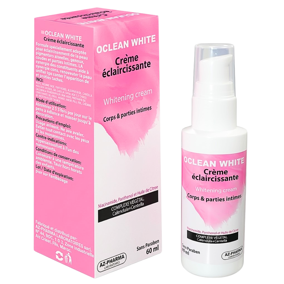 Oclean-White-Creme-Eclaircissante-60ml Oclean White Creme Eclaircissante 60ml – Image 1