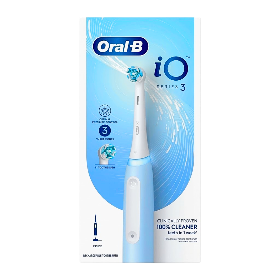 Oral-B-Bad-Electrique-iO-Series-3 Oral-B Brosse A Dents Electrique iO Series 3 Blue – Image 1